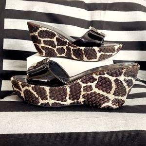 ‼️Stuart Weitzman Platform Sandals Wedge size 9M